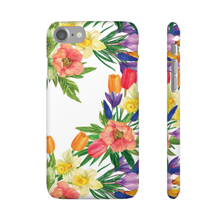 Sleek Snap Spring Summer Flowers Cute Phone Case for iPhone 16 15 14 13 12 11 X Xs Max Xr Pro Plus Samsung Galaxy S24 S23 S22 S21 S20 Ultra