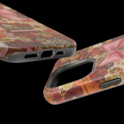 New England Fall Coquette Collage Tough Magsafe Cute Phone Cases for Iphone | iPhone 15 Pro Max Case, Iphone 14, Iphone 14 13 12 11 10 9 8 7 - Studio40ParkLane