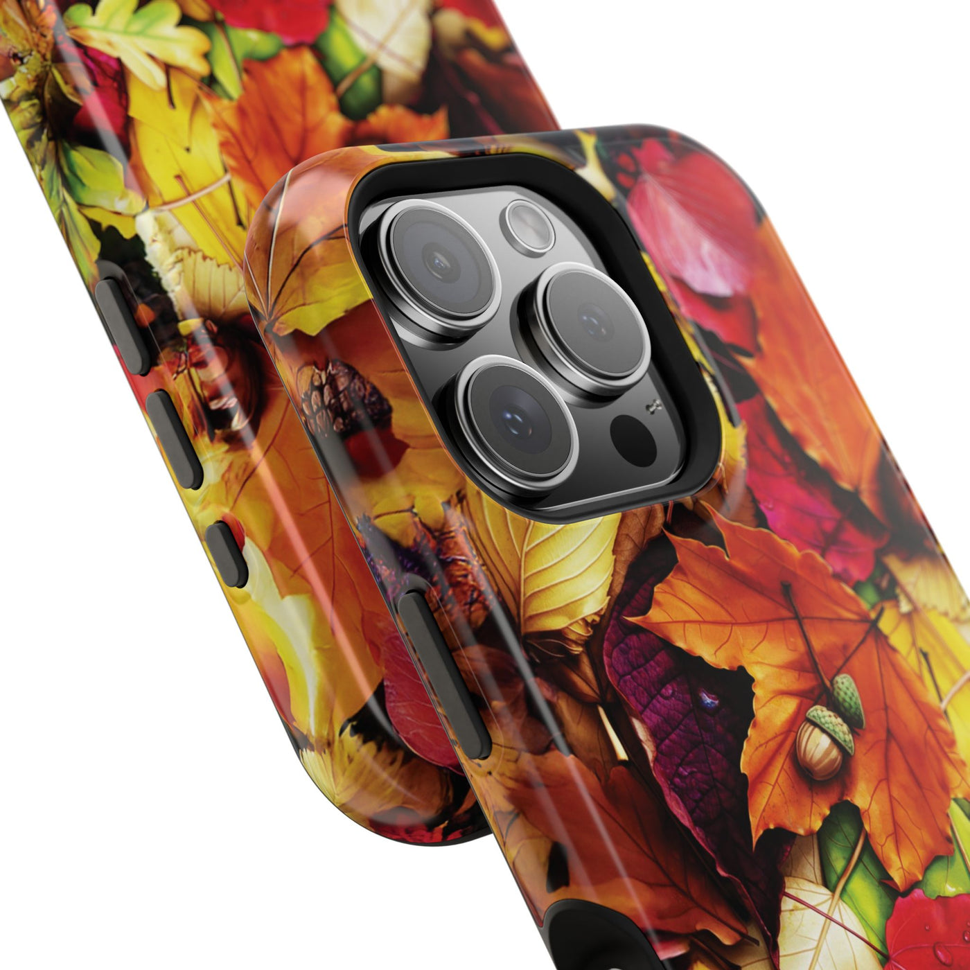 Aesthetic Tough Magsafe Fall Leaves Foliage Phone Case - For iPhone 17 Pro Max iPhone 16 Pro iPhone 15 Iphone 14 Plus 13 Pro 12 11 10 - Studio40ParkLane