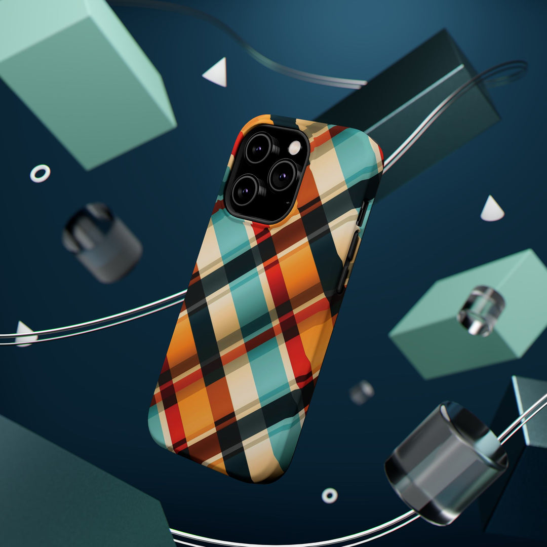 Checkered Plaid Magsafe Gift for Her Cute Phone Case for Iphone, | iPhone 16 | iPhone 15 Pro Max, Iphone 14 Pro Max, 13 12 11 10 9 8 7 - Studio40ParkLane