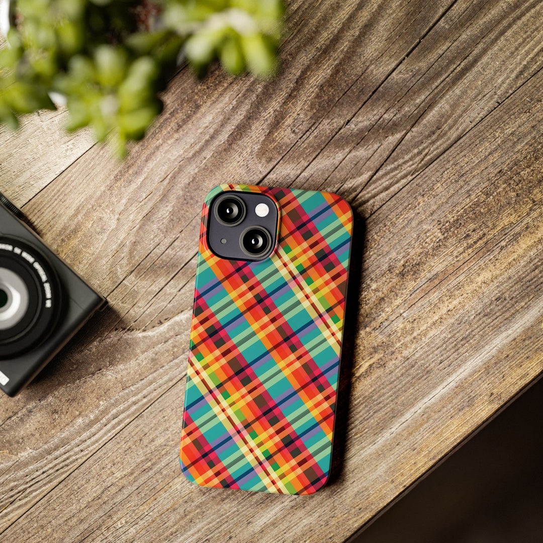 Slim Checkered Plaid Gift for Her Cute Phone Cases for Iphone 16 Pro Max | iPhone 15 Case | iPhone 15 Pro Max Case, Iphone 14, 13, 12, 11, 10, 8, 7 - Studio40ParkLane