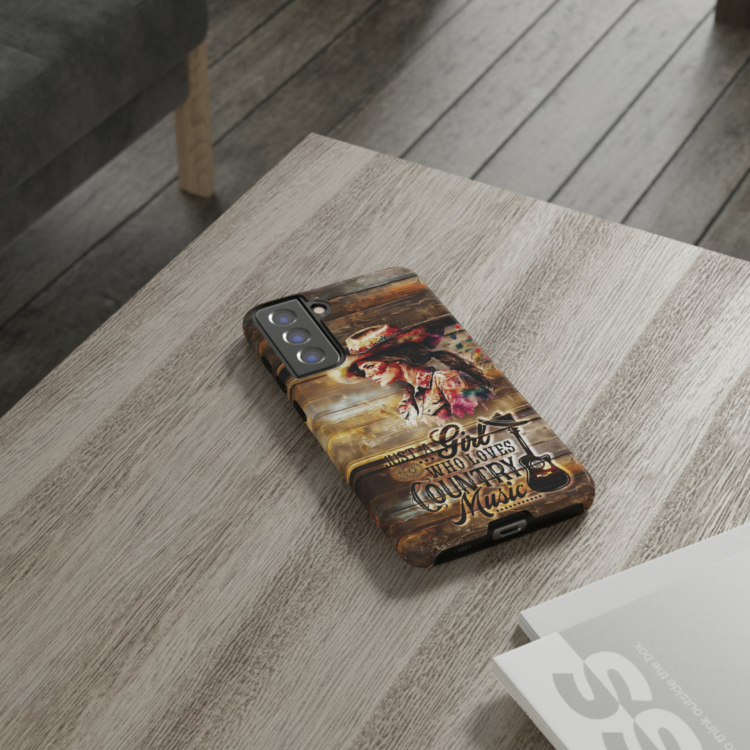 Cute Samsung Phone Case | Aesthetic Samsung Phone Case | Galaxy S23, S22, S21, S20 | Country Music Girl, Protective Phone Case - Studio40ParkLane