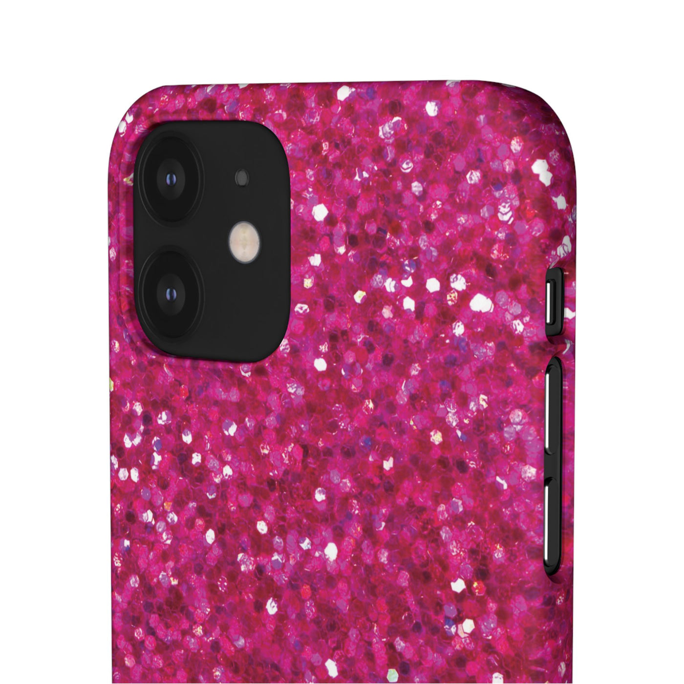 Snap Non-Glitter Muted Pink Play on "Faux" Glitter Effect Cute Phone Cases for Samsung and Iphone, 16, 15, 14, S24, S23, S22, S21, S20, Plus and Ultra