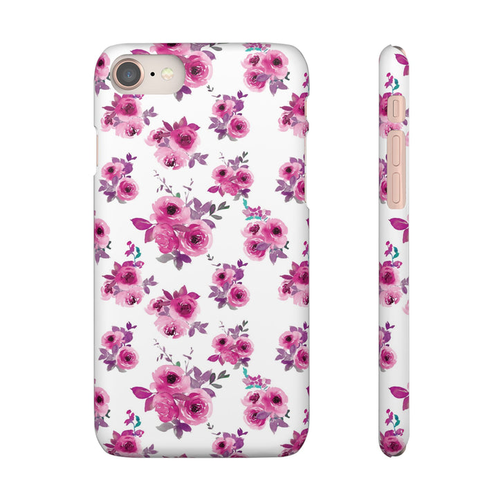 Sleek Snap Flowers Gift for Her Cute Phone Case for iPhone 16 15 14 13 12 11 X Xs Max Xr Pro Plus Samsung Galaxy S24 S23 S22 S21 S20 Ultra