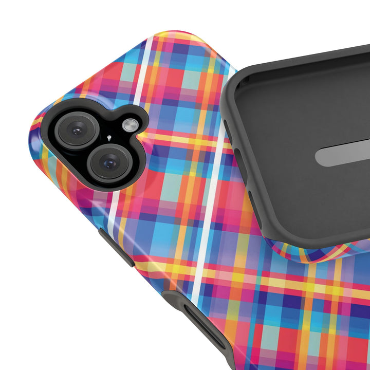 Checkered Plaid Magsafe Gift for Her Cute Phone Case for Iphone, | iPhone 16 | iPhone 15 Pro Max, Iphone 14 Pro Max, 13 12 11 10 9 8 7 - Studio40ParkLane