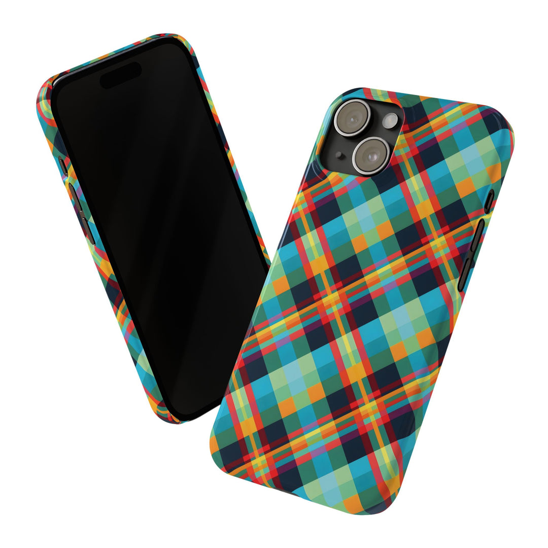 Slim Checkered Plaid Gift for Her Cute Phone Cases for Iphone 16 Pro Max | iPhone 15 Case | iPhone 15 Pro Max Case, Iphone 14, 13, 12, 11, 10, 8, 7 - Studio40ParkLane