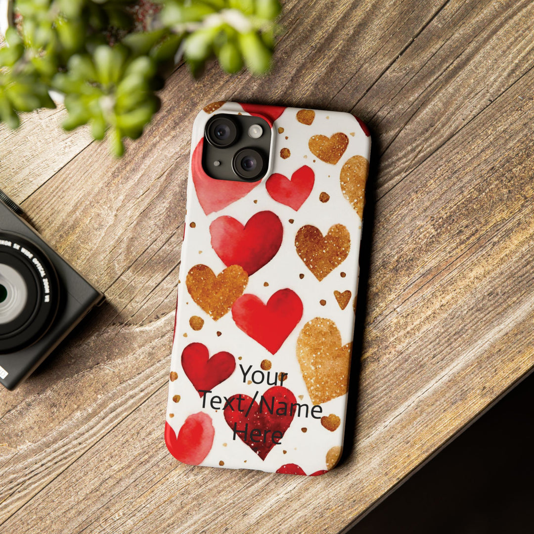 Slim Custom Personalized Valentine Love Gift for Her Cute Phone Cases for Iphone 16 Pro Max | iPhone 15 Case | iPhone 15 Pro Max Case, Iphone 14 - Studio40ParkLane