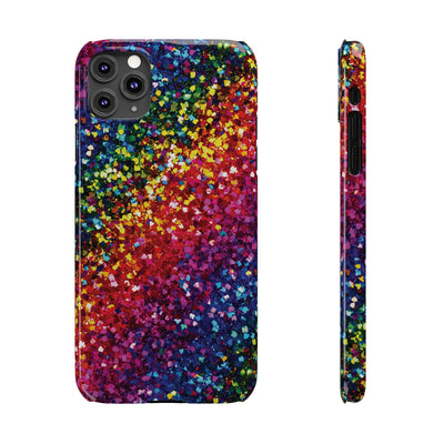 Slim Non-Glitter Muted Color Faux Play on Glitter Effect Gift for Her Cute Phone Cases for Iphone 16 Pro Max | iPhone 15 Case | iPhone 15 Pro Max Case, Iphone 14, Iphone 14 Pro Max, Iphone 13 12 11 8 7