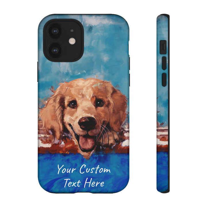 Personalize this Cute IPhone Case | Golden Retriever Dog iPhone Case, iPhone 15 Case | iPhone 15 Case, Iphone 14 Case, Iphone 14 Pro Max Case - Studio40ParkLane