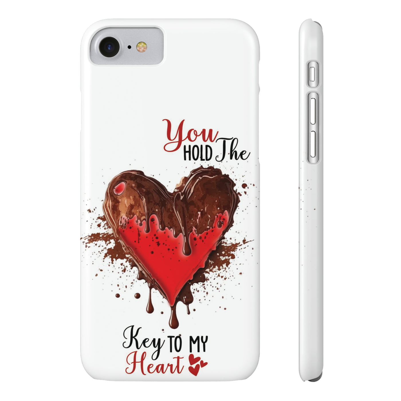 Slim Cute iPhone Cases - | iPhone 15 Case | iPhone 15 Pro Max Case, Iphone 14 Case, Iphone 14 Pro Max, Iphone 13, Valentine Chocolate Heart Love