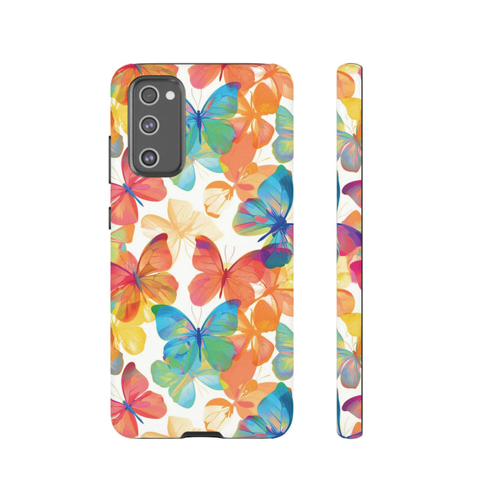 Cute Samsung Case | Cool Iphone Case | Summer Bright Butterflies, Samsung S24, S23, S22, S21, IPhone 15 Case | Iphone 14 Case, Iphone 13 Case - Studio40ParkLane