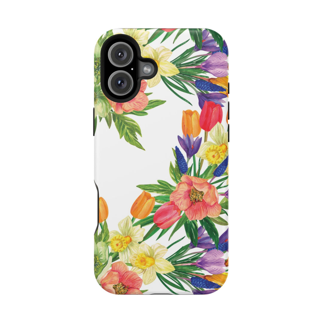 Spring Flowers Magsafe Cute Phone Case for Iphone Gift for Her, iPhone 16 Case iPhone 15 Pro Max Case, Iphone 14, Iphone 14 Pro Max, 13, 12 - Studio40ParkLane