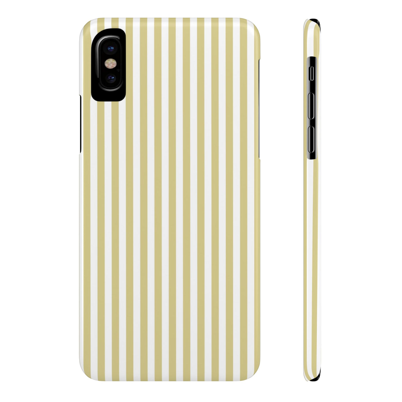 Slim Soft Yellow Striped Cute Phone Case for Iphone 16 - | iPhone 15 Pro Max Case | iPhone 14 Case Iphone 13 12 11 10 9 8 7 XS Gift for Her - Studio40ParkLane