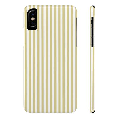 Slim Soft Yellow Striped Cute Phone Case for Iphone 16 - | iPhone 15 Pro Max Case | iPhone 14 Case Iphone 13 12 11 10 9 8 7 XS Gift for Her - Studio40ParkLane