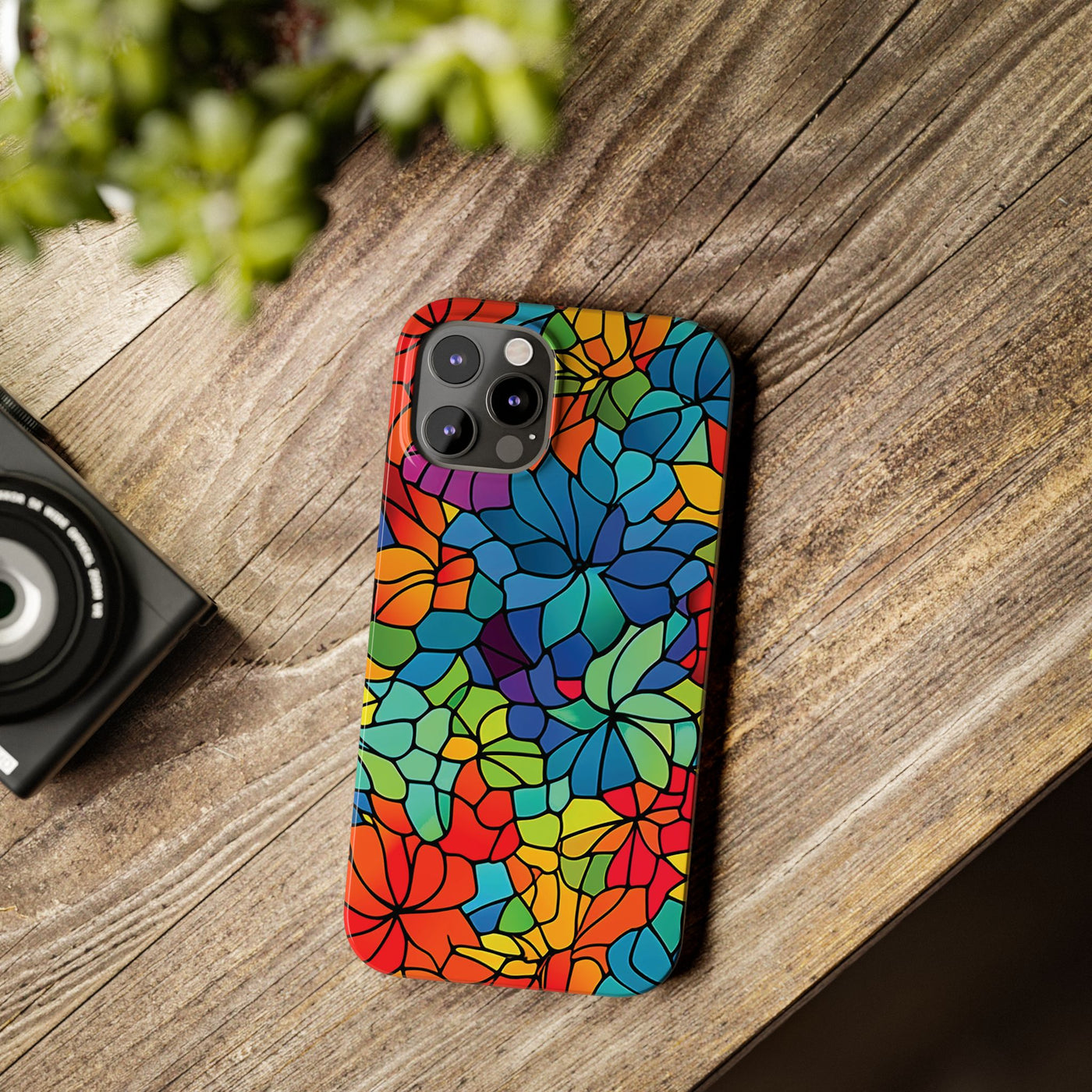 Slim Window Style Mosaic Gift for Her Cute Phone Cases for Iphone 16 Case | iPhone 15 Case | iPhone 15 Pro Max Case, Iphone 14, Iphone 14 Pro Max, Iphone 13