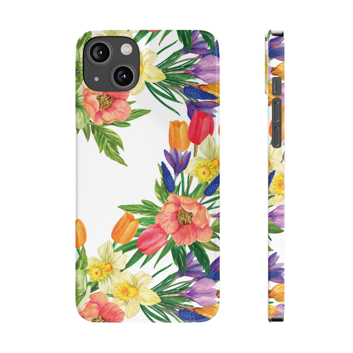 Slim Spring Flowers Gift for Her Cute Phone Cases for Iphone 16 Pro Max | iPhone 15 Case | iPhone 15 Pro Max Case, Iphone 14, 13, 12, 11, 10, 8, 7 - Studio40ParkLane