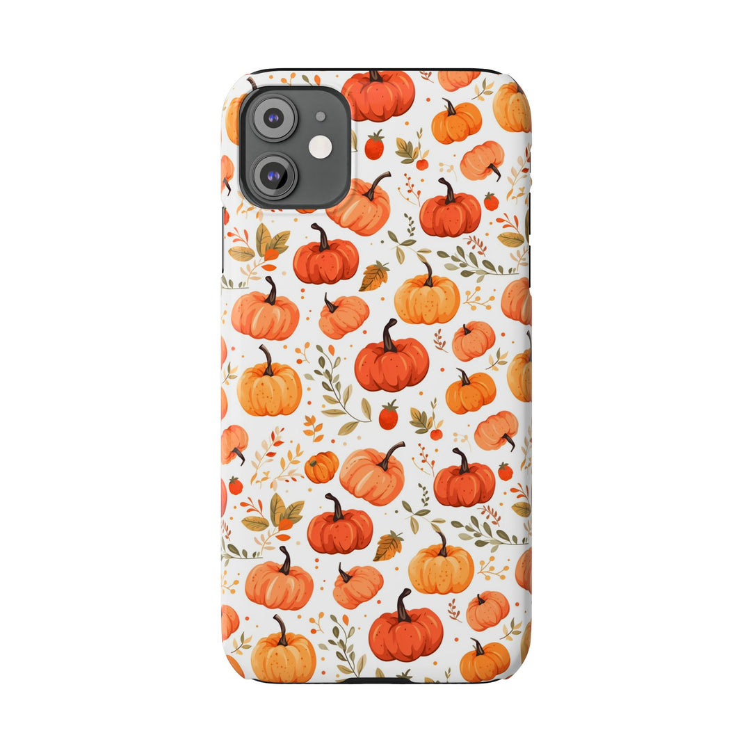 Slim Fall Autumn Pumpkins Gift for Her Cute Phone Cases for Iphone 16 | iPhone 15 Case | iPhone 15 Pro Max Case, Iphone 14, Iphone 14 Pro Max, Iphone 13, Slim - Studio40ParkLane