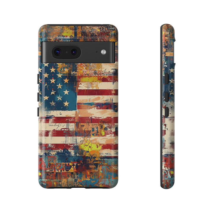Impact Resistant, American Flag, Cute Phone Cases for Samsung S24, S23, S22, S21, IPhone 15 pro Iphone 14 pro Iphone 13 IPhone 12 Iphone 11 - Studio40ParkLane
