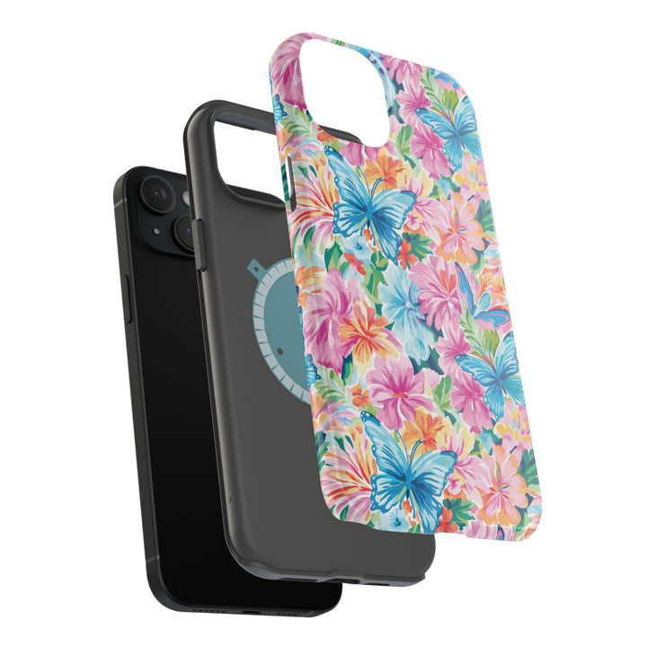 Butterflies Flowers Magsafe Cute Phone Case for Iphone Gift for Her, iPhone 16 Case iPhone 15 Pro Max Case, Iphone 14, Iphone 14 Pro Max, 13, 12 - Studio40ParkLane