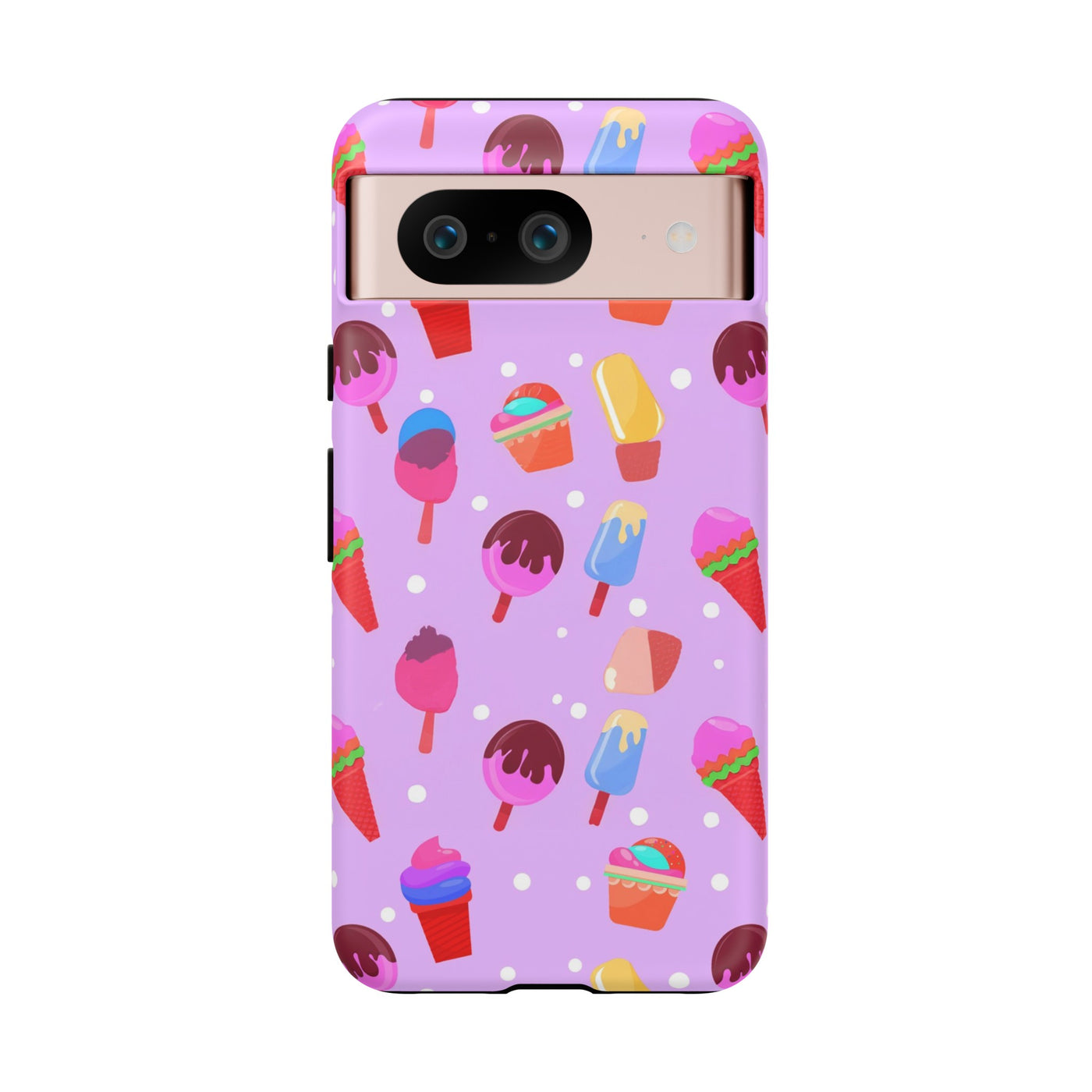 Cute Samsung Case | Cool Iphone Case | Summer Pink Ice-Cream, Samsung S24, S23, S22, S21, IPhone 15 Case | Iphone 14 Case, Iphone 13 Case