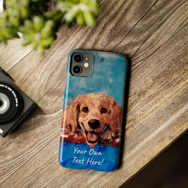 Slim Personalized Cute iPhone Cases - | iPhone 15 Case | iPhone 15 Pro Max Case, Iphone 14 Case, Iphone 14 Pro Max, Iphone 13, Golden Retriever Dog - Studio40ParkLane