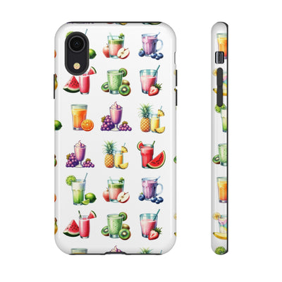 Cute Samsung Case | Cool Iphone Case | Tropical Summer Fruit Cocktail, Samsung S24, S23, S22, S21, IPhone 15 Case | Iphone 14 Case, Iphone 13 Case