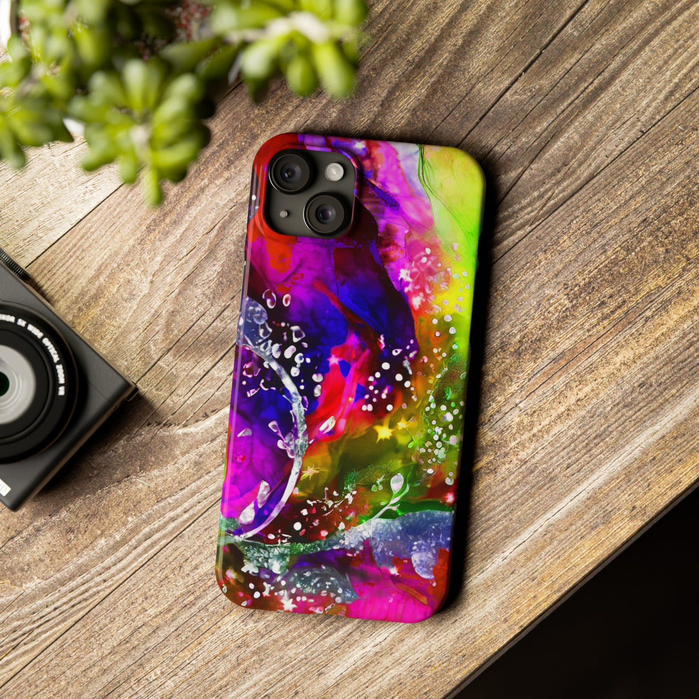 Slim Cute Phone Cases for Iphone  | iPhone 15 Case | iPhone 15 Pro Max Case, Iphone 14, Iphone 14 Pro Max, Iphone 13, Summer Marble Feast