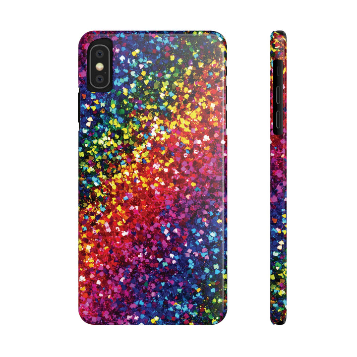 Slim Non - Glitter Muted Color Faux Play on Glitter Effect Gift for Her Cute Phone Cases for Iphone 16 Pro Max | iPhone 15 Case | iPhone 15 Pro Max Case, Iphone 14, Iphone 14 Pro Max, Iphone 13 12 11 8 7 - Studio40ParkLane