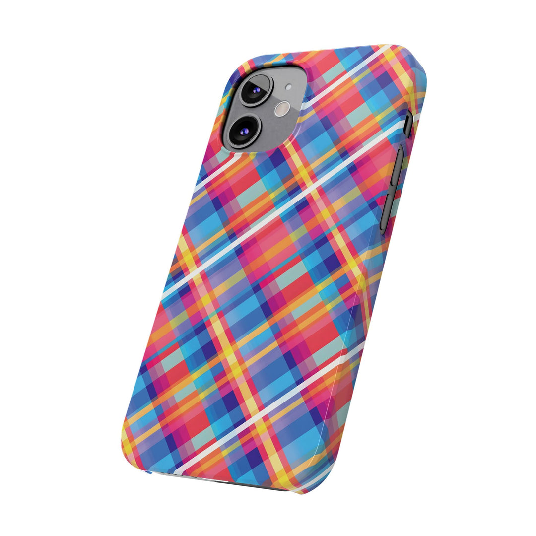 Slim Checkered Plaid Gift for Her Cute Phone Cases for Iphone 16 Pro Max | iPhone 15 Case | iPhone 15 Pro Max Case, Iphone 14, 13, 12, 11, 10, 8, 7 - Studio40ParkLane