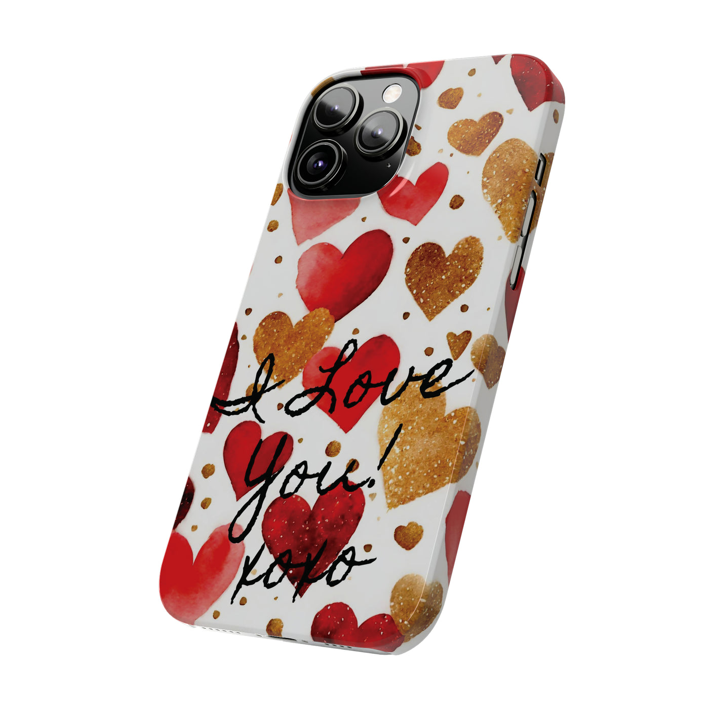 Slim Cute iPhone Cases - | iPhone 15 Case | iPhone 15 Pro Max Case, Iphone 14 Case, Iphone 14 Pro Max, Iphone 13, Valentine Hearts Love