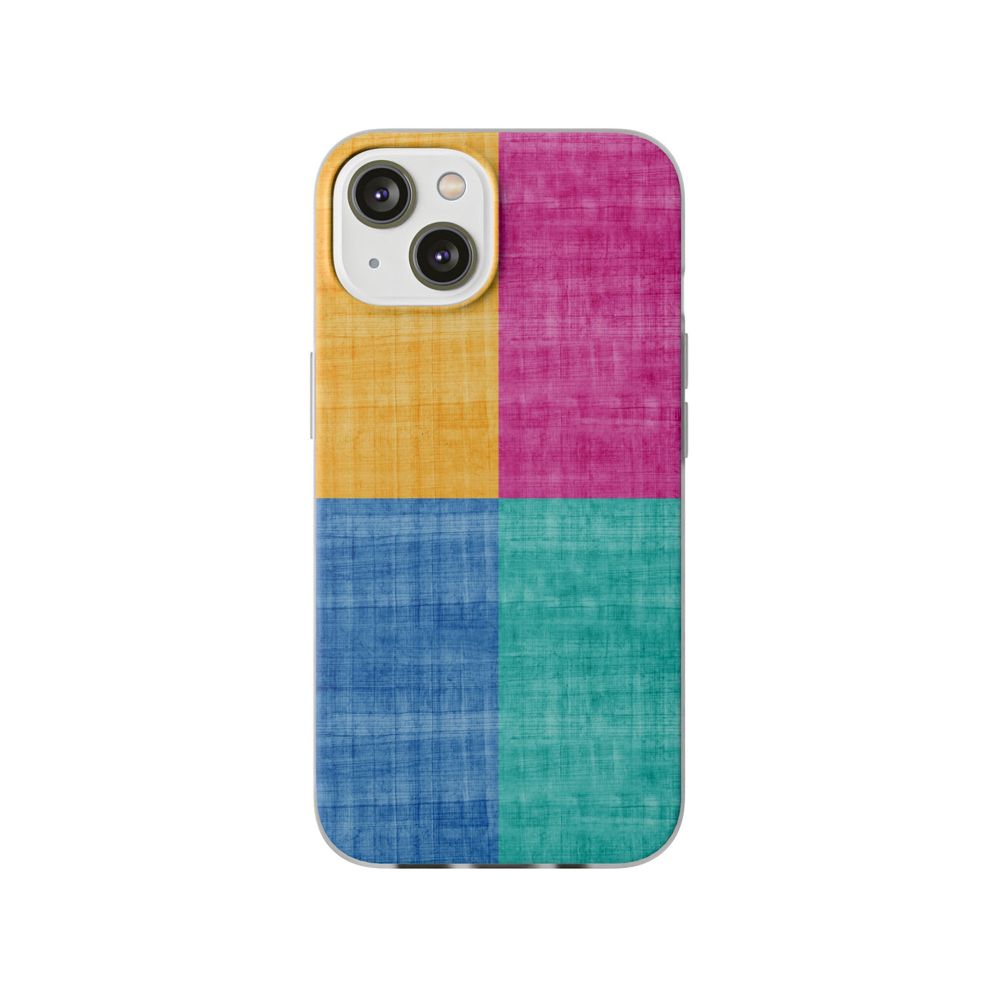 Cute Flexi Phone Cases, Abstract Colored Blocks, Compatible with Samsung Galaxy S23, Samsung S22, Samsung S21, Samsung S20, Galaxy S20 Ultra