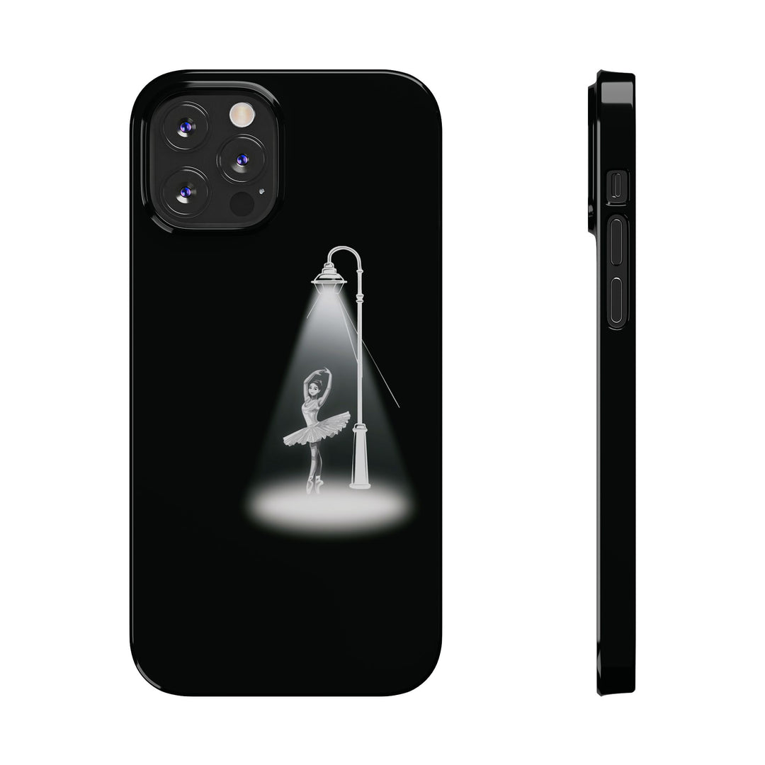 Slim Ballet Dancer Spotlight Gift for Her Cute Phone Cases for Iphone 16 Pro Max | iPhone 15 Case | iPhone 15 Pro Max Case, Iphone 14, 13, 12, 11, 10, 8, 7 - Studio40ParkLane
