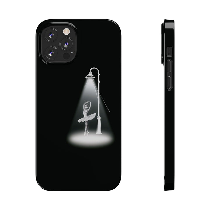 Slim Ballet Dancer Spotlight Gift for Her Cute Phone Cases for Iphone 16 Pro Max | iPhone 15 Case | iPhone 15 Pro Max Case, Iphone 14, 13, 12, 11, 10, 8, 7 - Studio40ParkLane