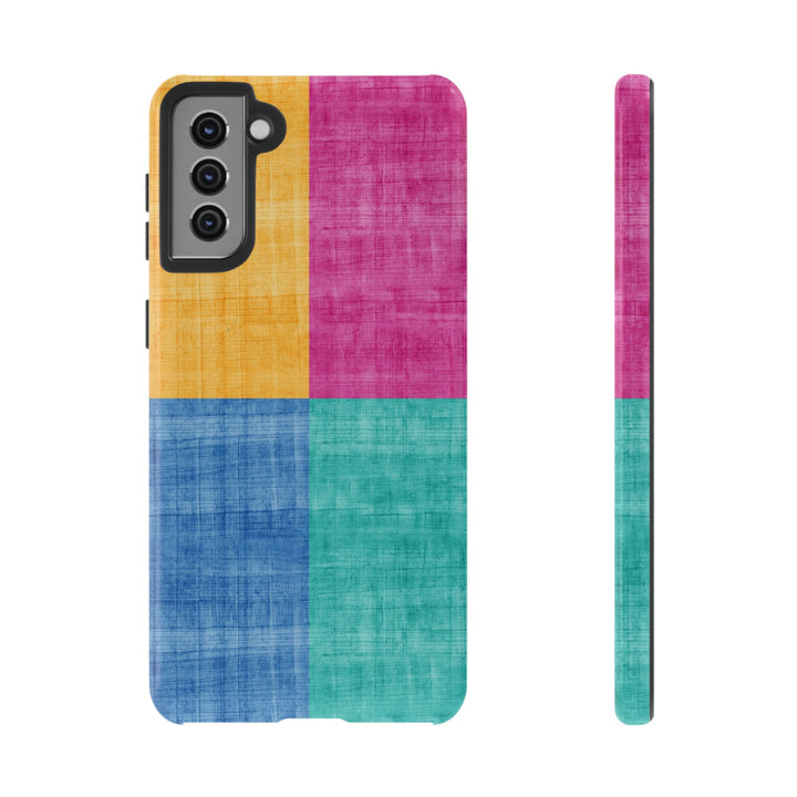 Impact Resistant, Colored Shapes, Cute Phone Cases for Samsung S24, S23, S22, S21, IPhone 15 pro Iphone 14 pro Iphone 13 IPhone 12 Iphone 11 - Studio40ParkLane