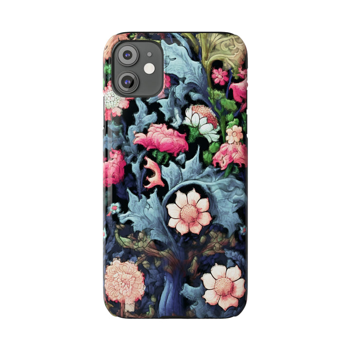 Slim Cute Phone Cases for Iphone - | iPhone 15 Case | iPhone 15 Pro Max Case, Iphone 14 Case, Iphone 14 Pro Max, Iphone 13, Flowers Scene - Studio40ParkLane