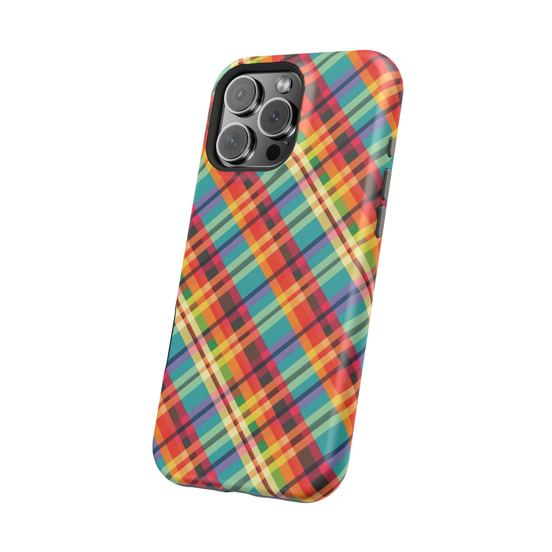 Checkered Plaid Magsafe Gift for Her Cute Phone Case for Iphone, | iPhone 16 | iPhone 15 Pro Max, Iphone 14 Pro Max, 13 12 11 10 9 8 7 - Studio40ParkLane