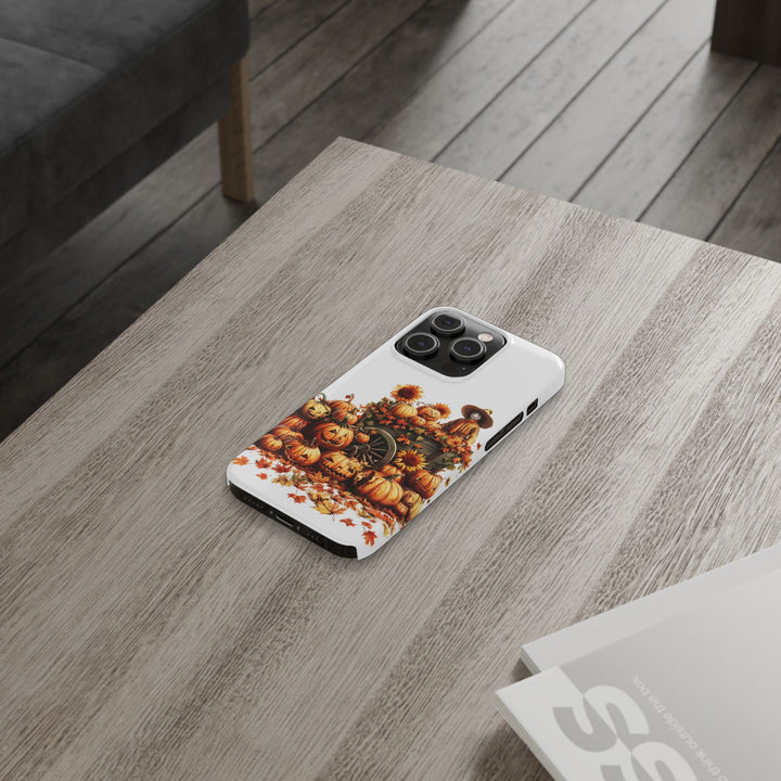 Slim Fall Leaves Scarecrow Slim Cute Phone Cases for Iphone | iPhone 15 Case | iPhone 15 Pro Max Case, Iphone 14, Iphone 14 Pro Max, Iphone 13 - Studio40ParkLane
