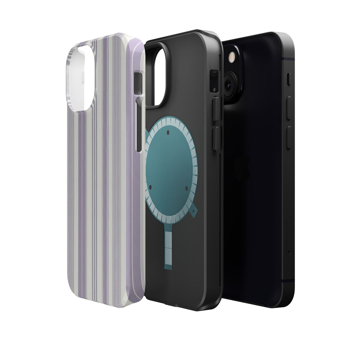 MagSafe Cute Phone Case, Coastal Striped Phone Case for iPhone 17 16 15 14 13 12 Pro Max, Samsung S25 S24 S23 Ultra case