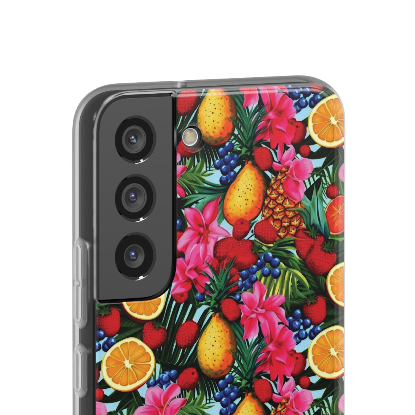 Cute Flexi Phone Cases, For Iphones and Samsung Galaxy Phones, Summer Mixed Fruit, Galaxy S23 Phone Case, Samsung S22 Case, Samsung S21, Iphone 15, Iphone 14, Iphone 13