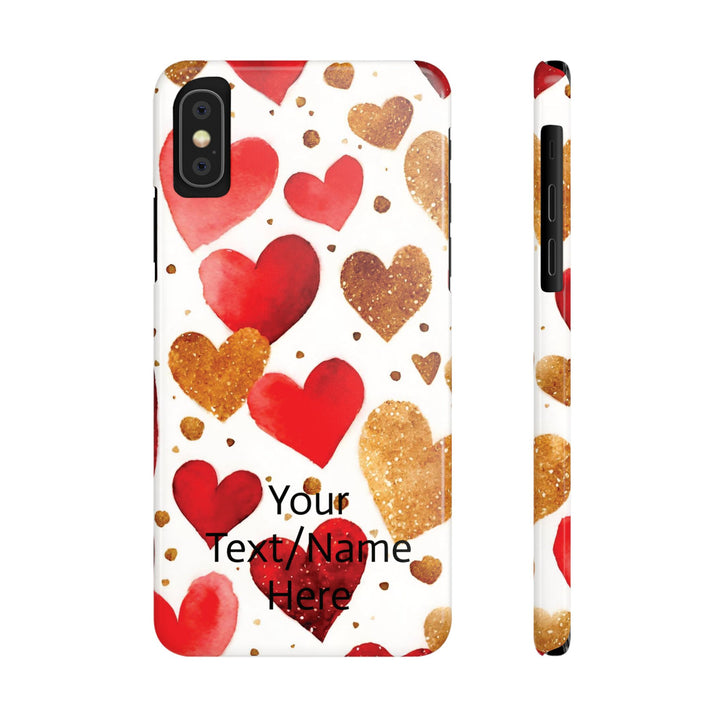 Slim Custom Personalized Valentine Love Gift for Her Cute Phone Cases for Iphone 16 Pro Max | iPhone 15 Case | iPhone 15 Pro Max Case, Iphone 14 - Studio40ParkLane