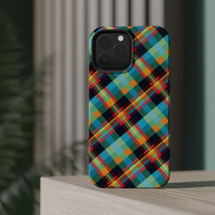 Checkered Plaid Magsafe Gift for Her Cute Phone Case for Iphone, | iPhone 16 | iPhone 15 Pro Max, Iphone 14 Pro Max, 13 12 11 10 9 8 7 - Studio40ParkLane