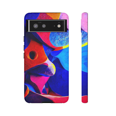 Impact Resistant, Abstract Shapes, Cute Phone Cases for Samsung S24, S23, S22, S21, IPhone 15 pro Iphone 14 pro Iphone 13 IPhone 12 Iphone 11