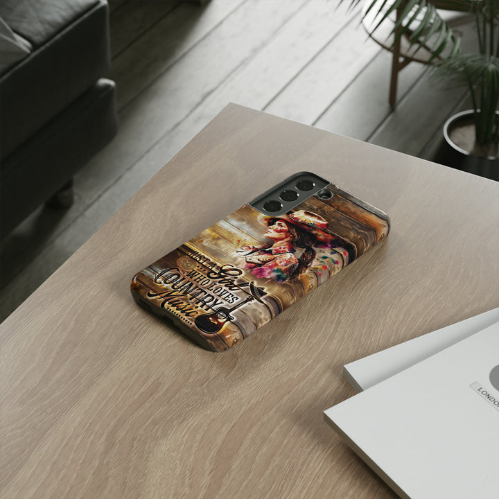 Cute Samsung Phone Case | Aesthetic Samsung Phone Case | Galaxy S23, S22, S21, S20 | Country Music Girl, Protective Phone Case - Studio40ParkLane