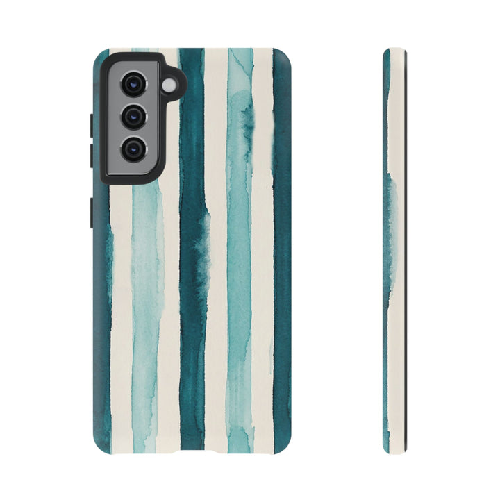 Tough Cute Green Stripes Phone Case, for IPhone 17 Pro Max | Iphone 17 Air, Iphone 16, IPhone 15, 14 13 12, Samsung Galaxy S26, S25, S24, S23