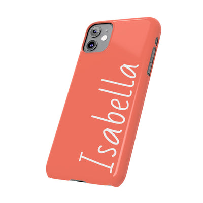 Personalized Initial Name Custom Slim Phone Cases for Iphone 16 Pro Max | iPhone 15 Case | iPhone 15 Pro Max Case, Iphone 14, 13, 12, 11, 10, 8, 7 - Studio40ParkLane