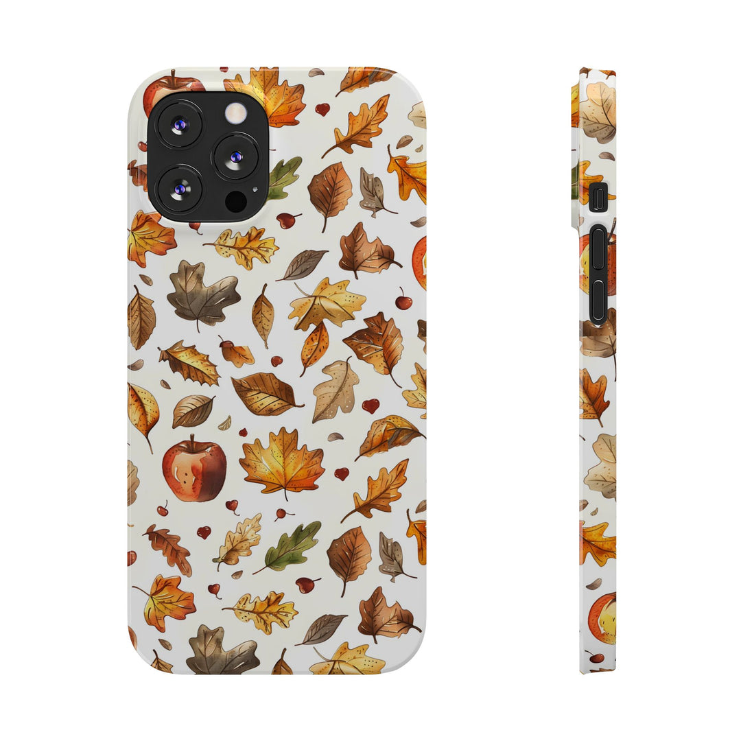 Slim Fall Autumn Leaves Gift for Her Cute Phone Cases for Iphone 16 | iPhone 15 Case | iPhone 15 Pro Max Case, Iphone 14, Iphone 14 Pro Max, Iphone 13, Slim - Studio40ParkLane