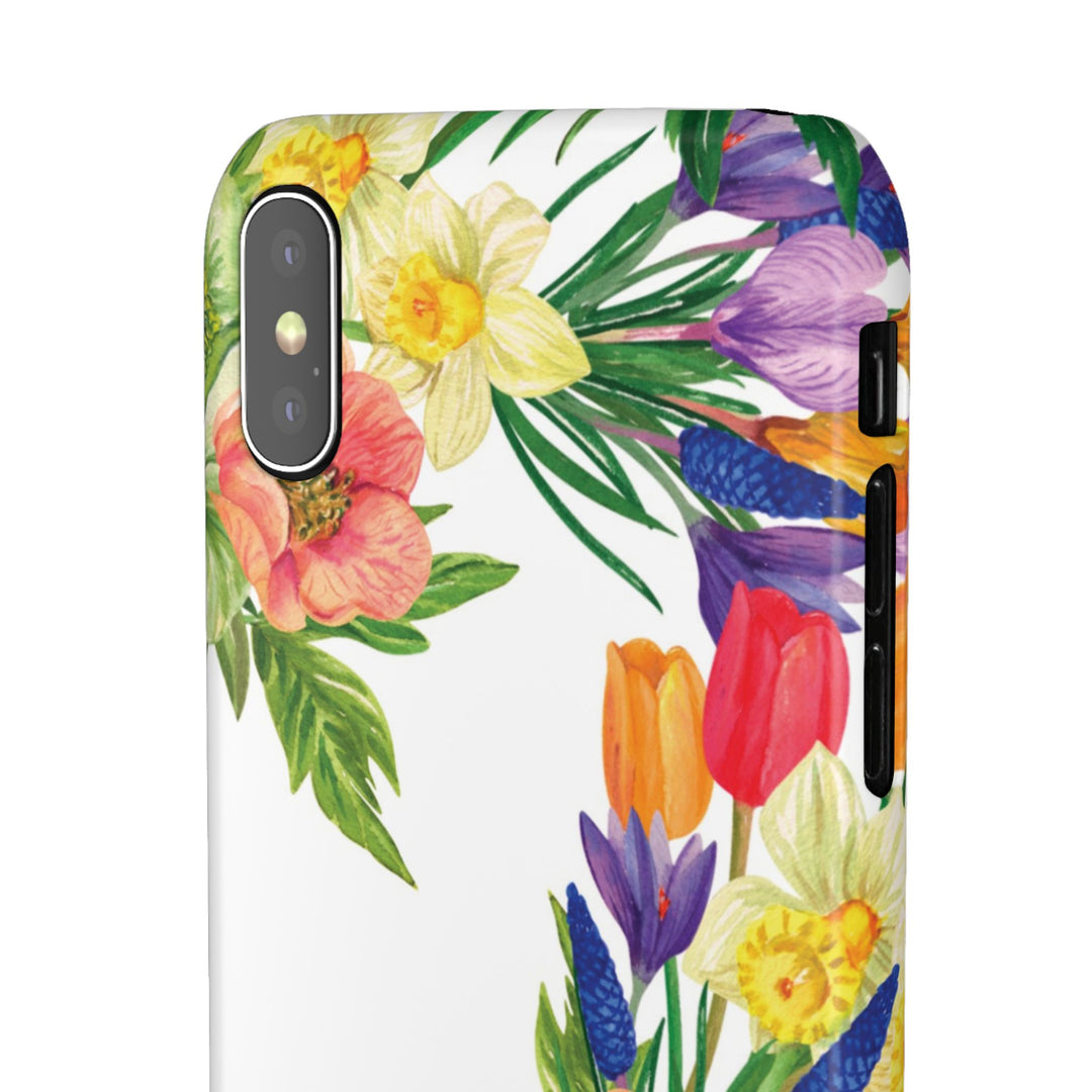 Sleek Snap Spring Summer Flowers Cute Phone Case for iPhone 16 15 14 13 12 11 X Xs Max Xr Pro Plus Samsung Galaxy S24 S23 S22 S21 S20 Ultra