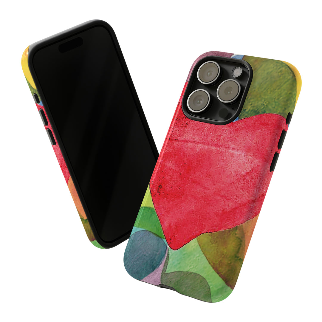 Cute IPhone Case | iPhone 15 Case | iPhone 15 Pro Max Case, Iphone 14 Case, Iphone 14 Pro Max Case IPhone Case for Art Lovers, Red Heart - Studio40ParkLane