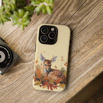 Autumn Fall Deer Gift for Her Cute Phone Case for, Samsung Galaxy S24, S23, S22, S21, IPhone 16 Case | Iphone 15, Iphone 14, IPhone 13 Case