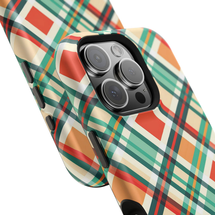 Checkered Plaid Magsafe Gift for Her Cute Phone Case for Iphone, | iPhone 16 | iPhone 15 Pro Max, Iphone 14 Pro Max, 13 12 11 10 9 8 7 - Studio40ParkLane